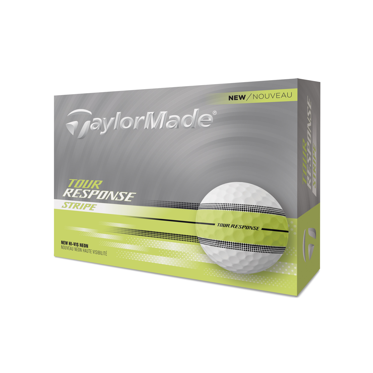 Tour Response Neon Stripe, Bälle 3-pack - neon_yellow