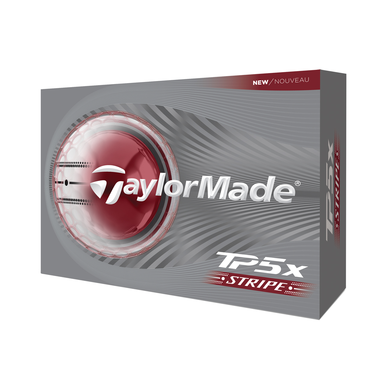 TP5x Stripe, Bälle 3-Pack - white