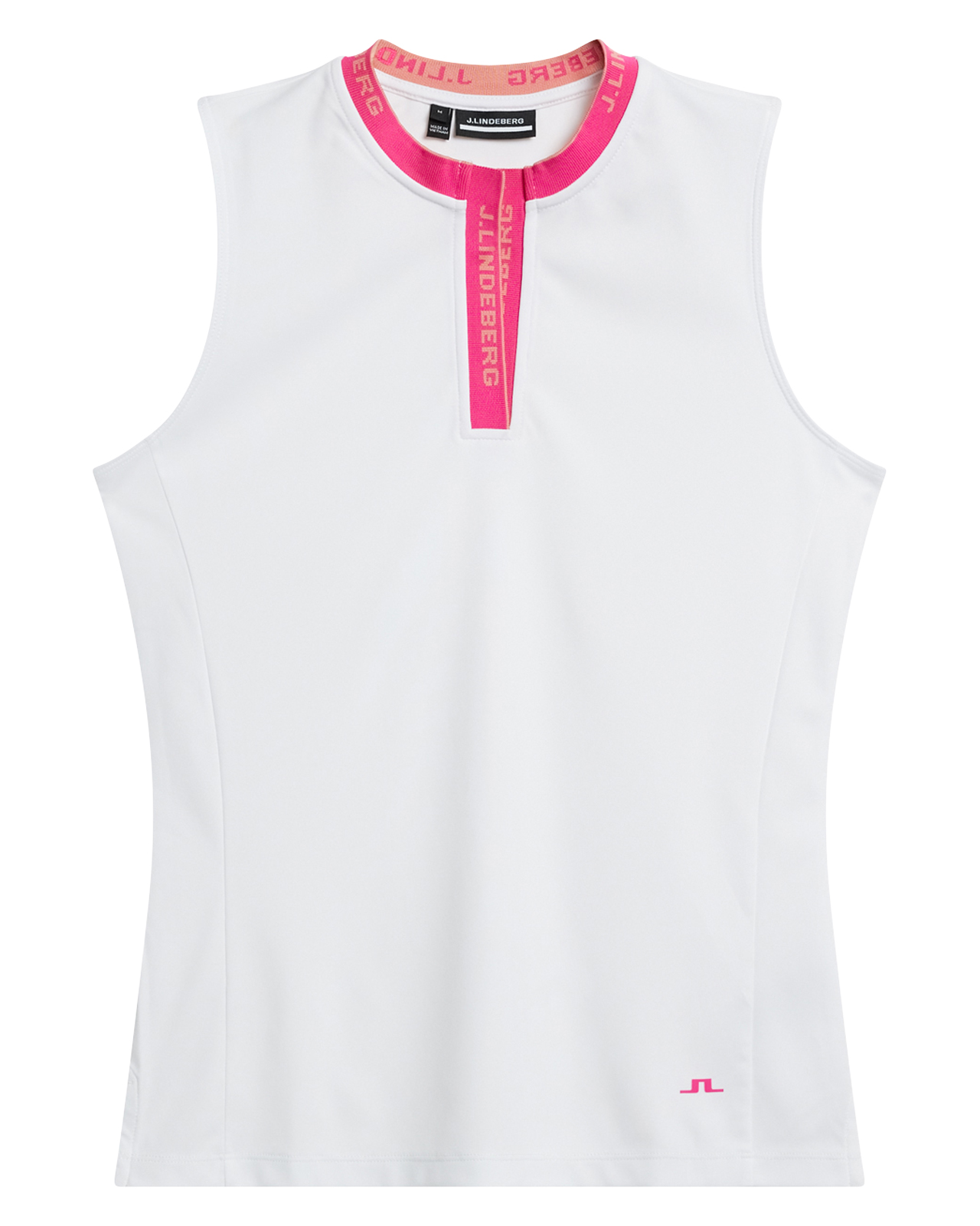 Leya, Ärmelloses Polo, Damen - white