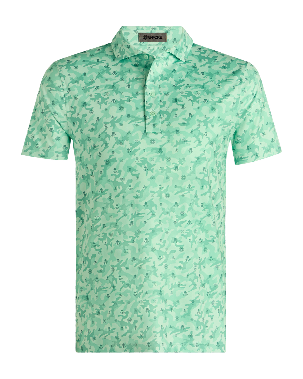 Mapped Icon Camo, Polo, Herren - menthol
