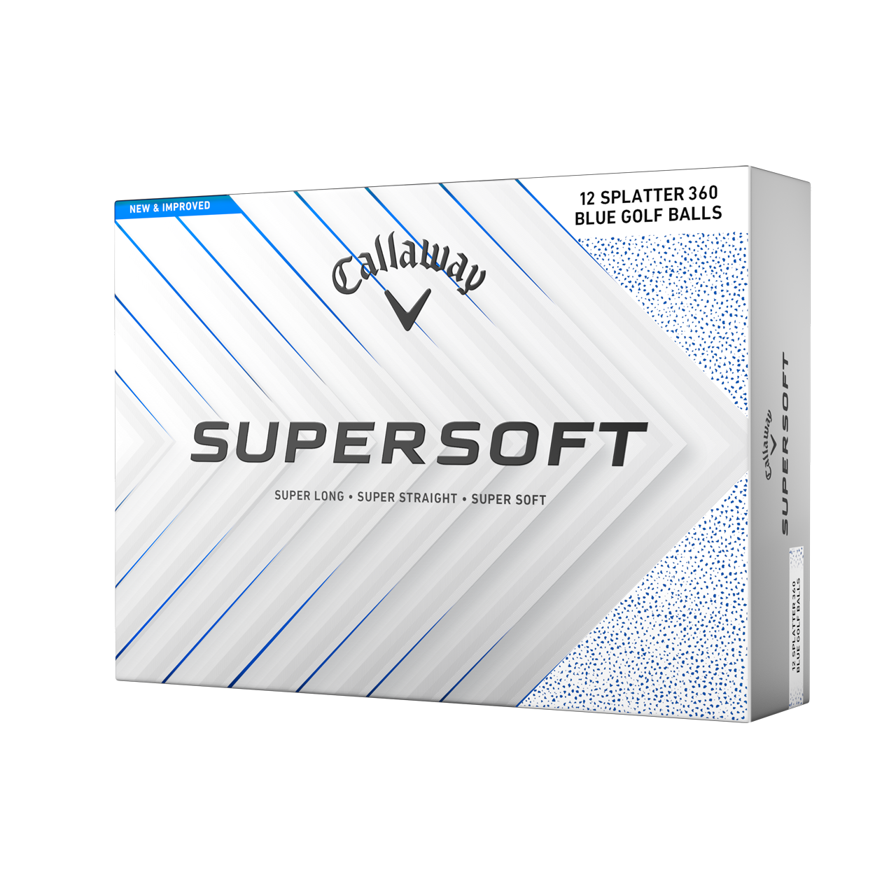 Supersoft Splatter, Bälle, 3-pack - blue