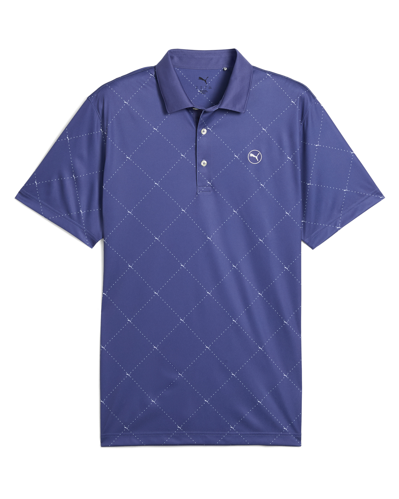 Pure 2.0 Argyle, Polo, Herren - blue_crystal_deep_navy