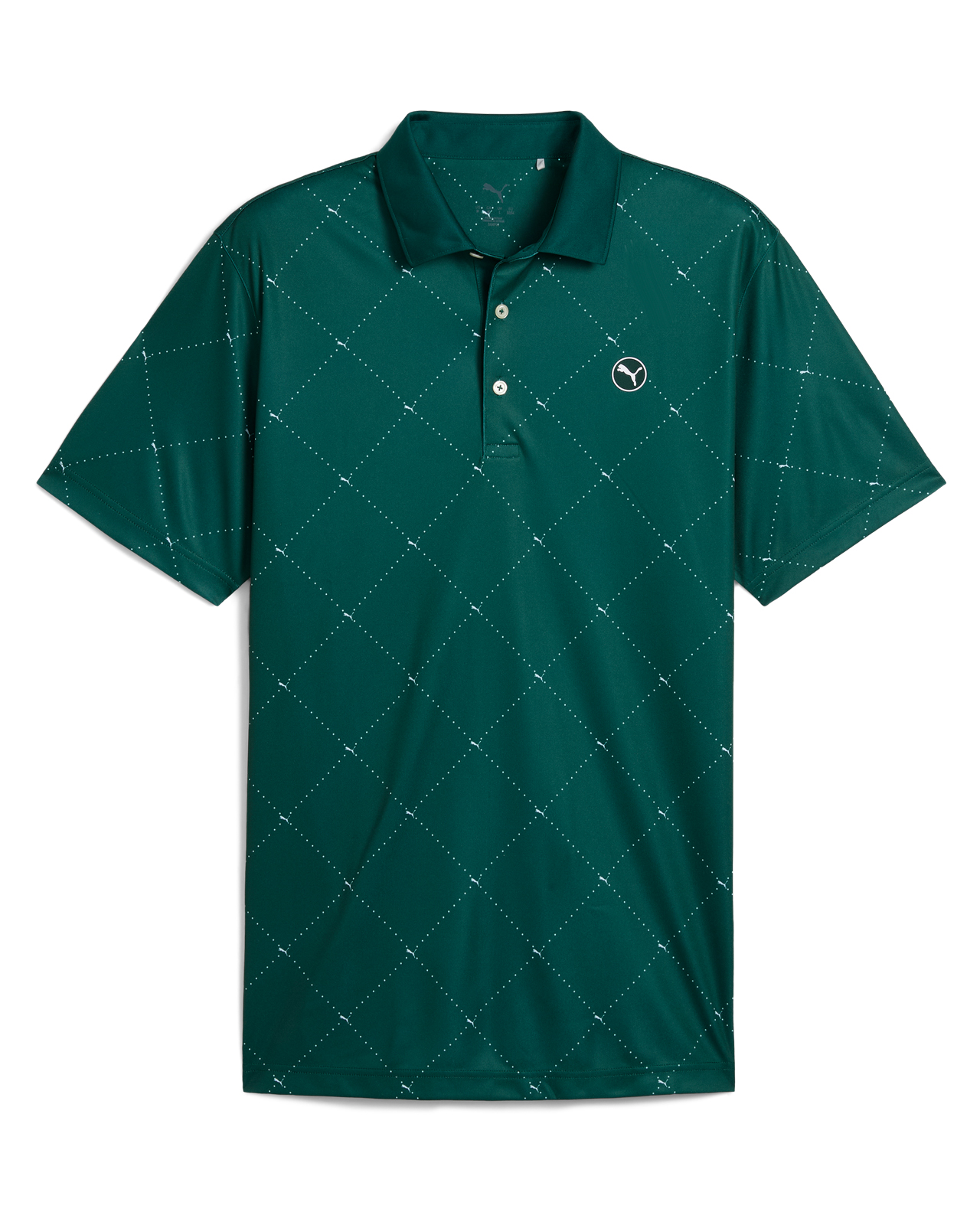 Pure 2.0 Argyle, Polo, Herren - dark_myrtle_white_glow